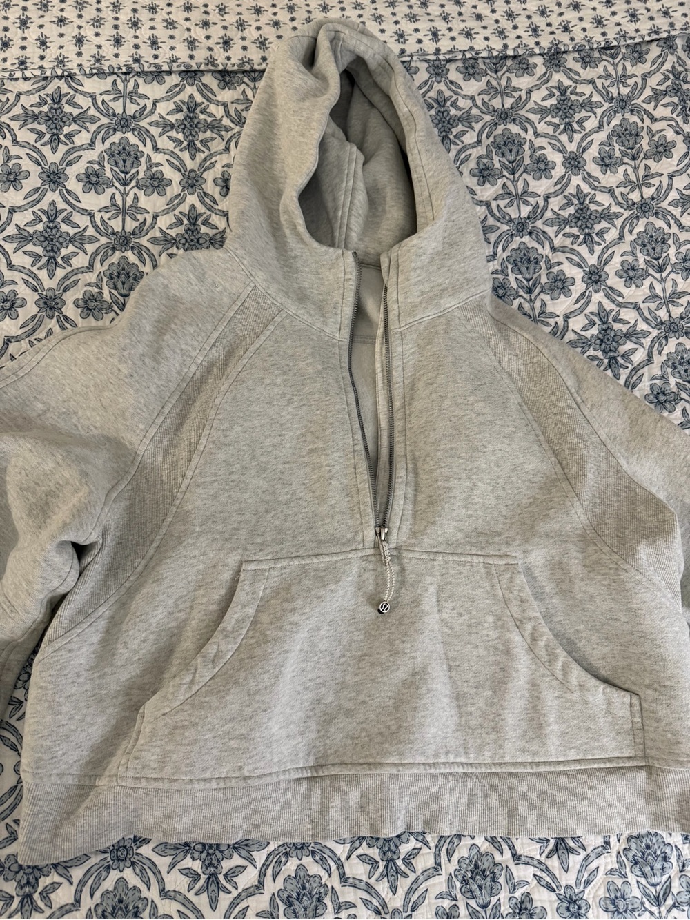 Lululemon Heather Gray Scuba Half Zip